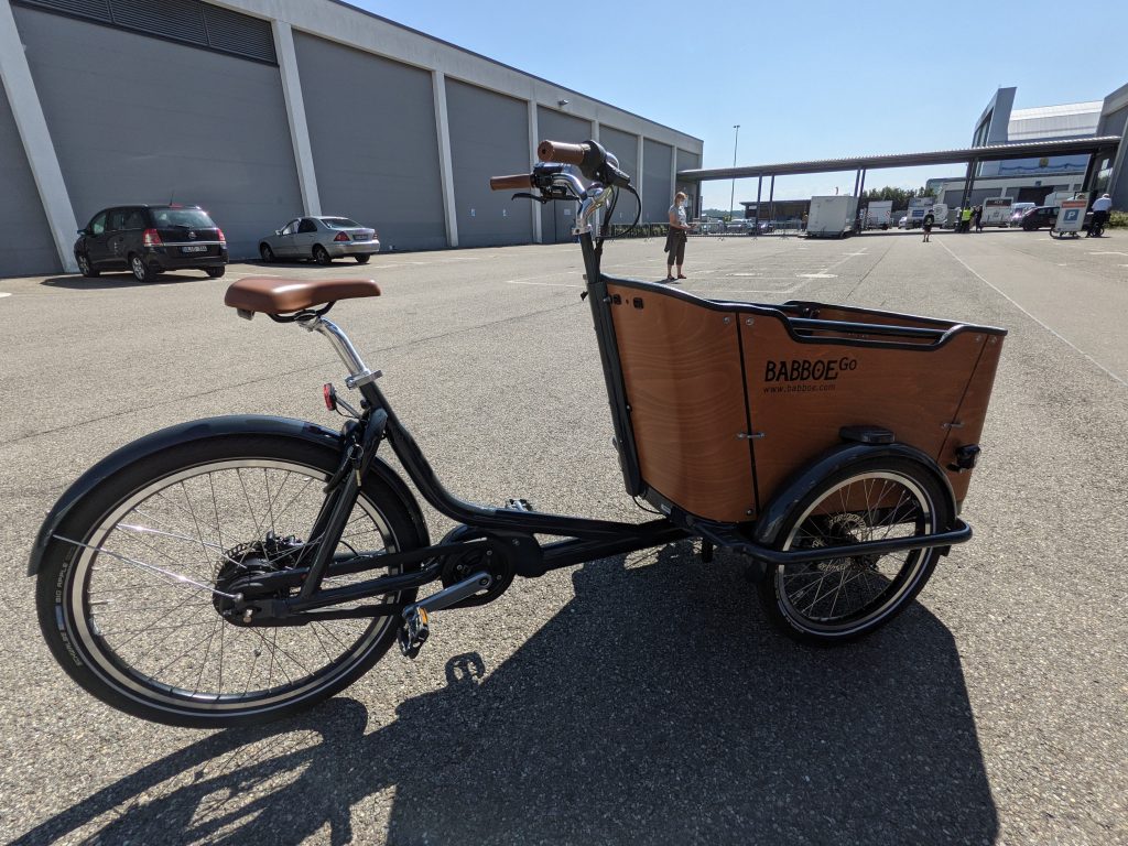 bicicleta de carga babboe